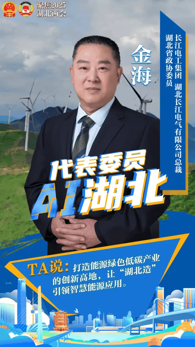 媒体聚焦丨湖北省政协常委、会长金海：将湖北建成中部智慧能源应用示范标杆